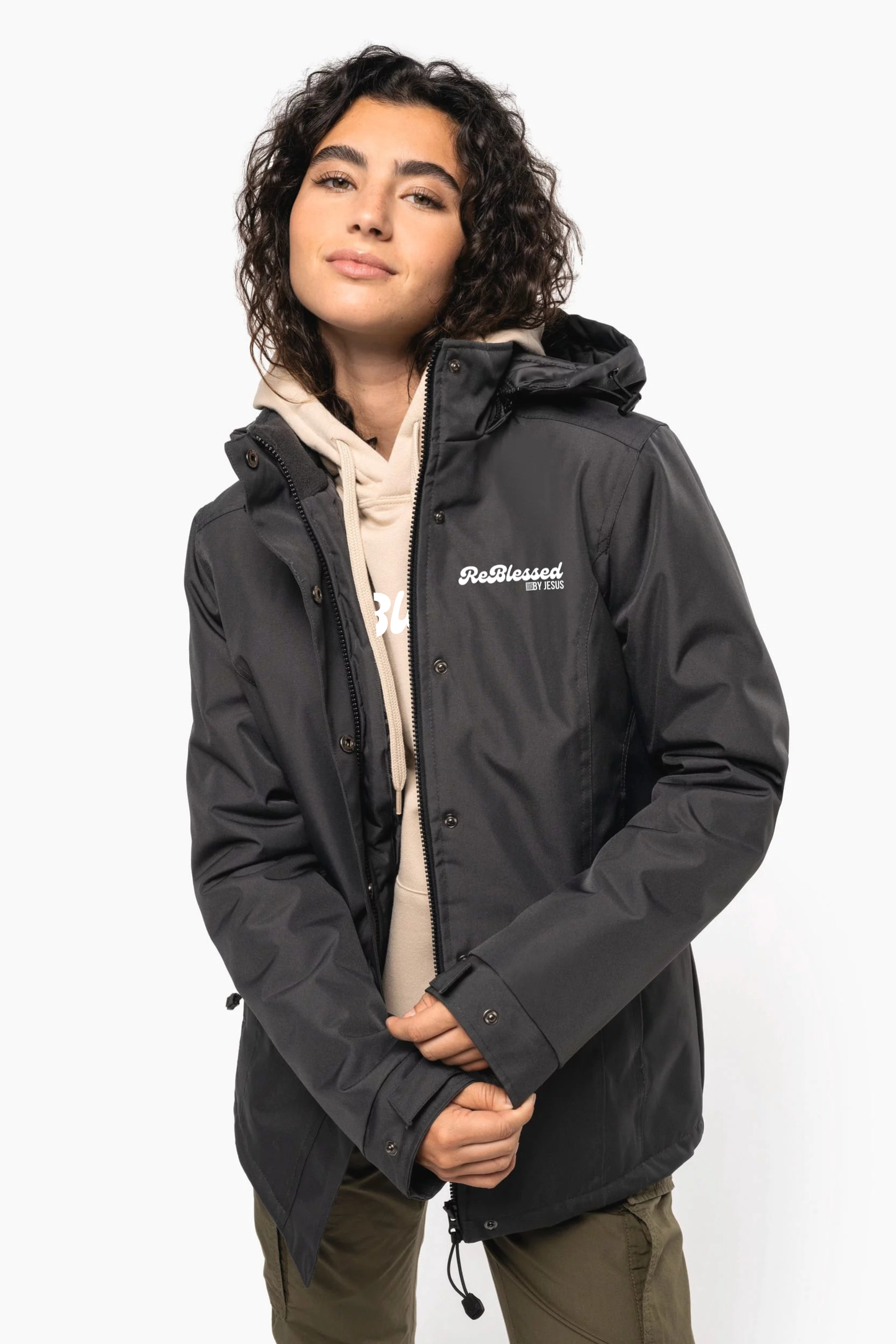 K6108 – Hoogwaardige gewatteerde damesparka