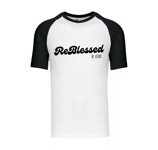 Reblessed T-shirt White & Black