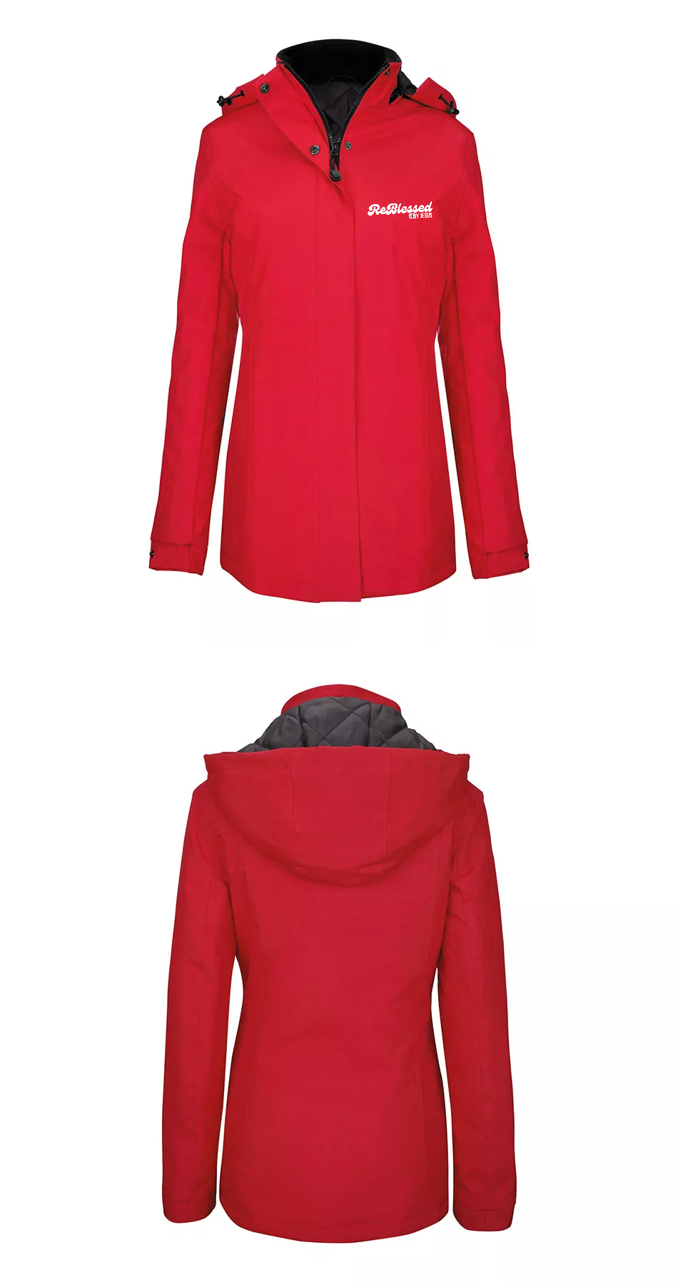 K6108 – Hoogwaardige gewatteerde damesparka