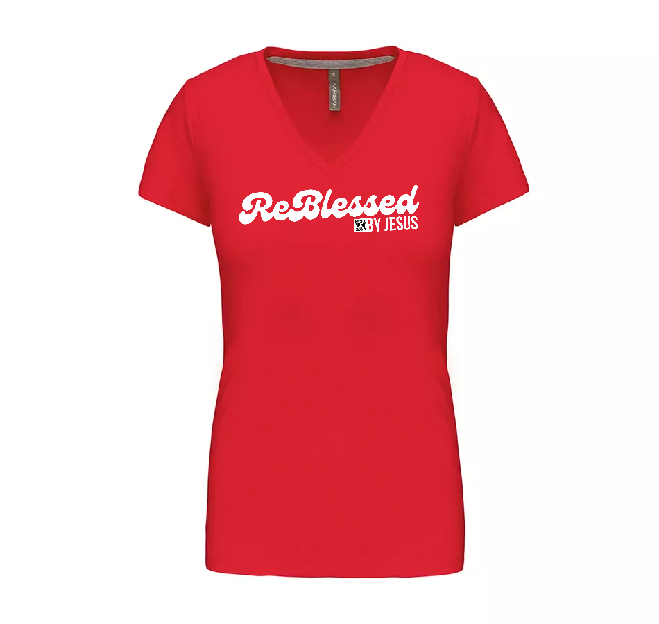 K381 – Basic+ Women's T-shirt V-neck (20 COLORS!)