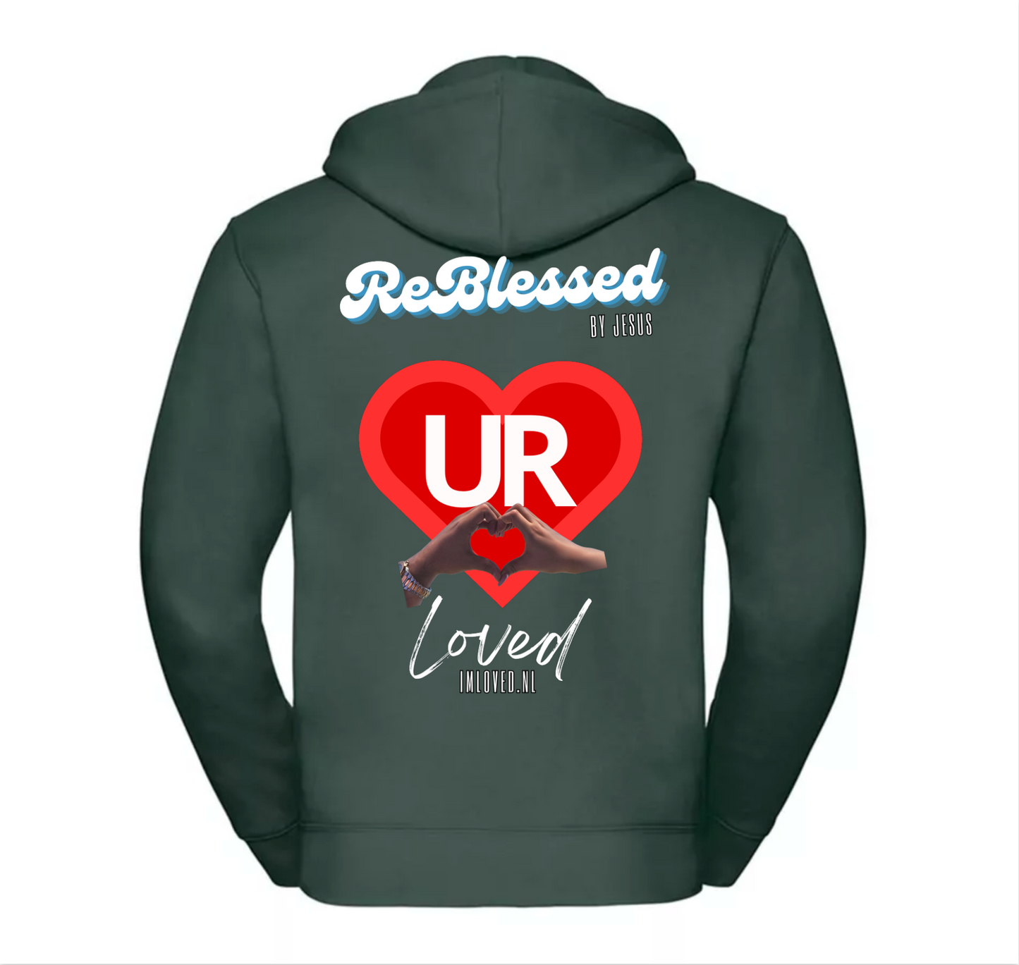 UR Loved zipped hoodie - RU266M – heren Vest Authentic