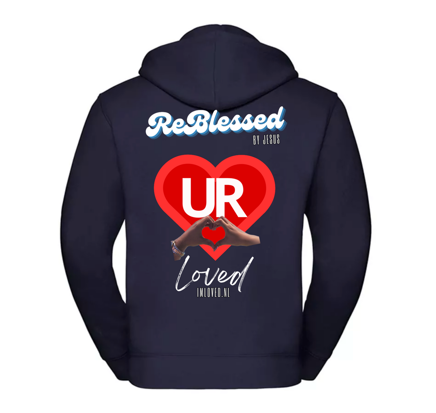 UR Loved zipped hoodie - RU266M – heren Vest Authentic