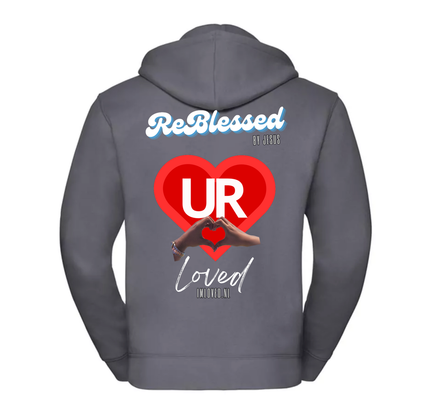UR Loved zipped hoodie - RU266M – heren Vest Authentic